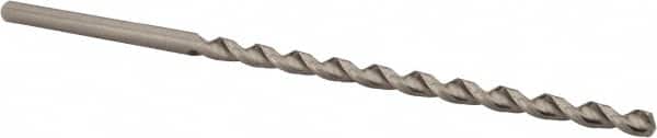 Accupro - #25 130° Parabolic Flute Vanadium High Speed Steel Taper Length Drill Bit - USA Tool & Supply