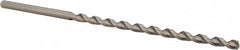Accupro - #25 130° Parabolic Flute Vanadium High Speed Steel Taper Length Drill Bit - USA Tool & Supply