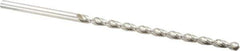 Accupro - #20, 130° Point, Parabolic Flute, Vanadium High Speed Steel Taper Length Drill Bit - Bright Finish, 3-1/16" Flute Length, 4-11/16" OAL - USA Tool & Supply