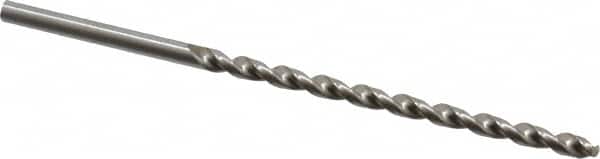 Accupro - #14 130° Parabolic Flute Vanadium High Speed Steel Taper Length Drill Bit - USA Tool & Supply