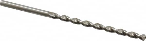Accupro - #1 130° Parabolic Flute Vanadium High Speed Steel Taper Length Drill Bit - USA Tool & Supply