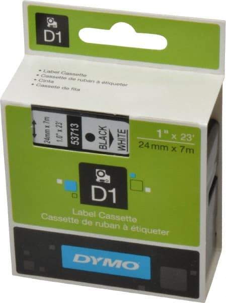 Dymo - Black Label Maker Tape - USA Tool & Supply