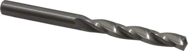 Guhring - #3 150° Solid Carbide Jobber Drill - Bright Finish, Right Hand Cut, Spiral Flute, Straight Shank, 66mm OAL, Standard Point - USA Tool & Supply