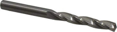 Guhring - #3 150° Solid Carbide Jobber Drill - Bright Finish, Right Hand Cut, Spiral Flute, Straight Shank, 66mm OAL, Standard Point - USA Tool & Supply