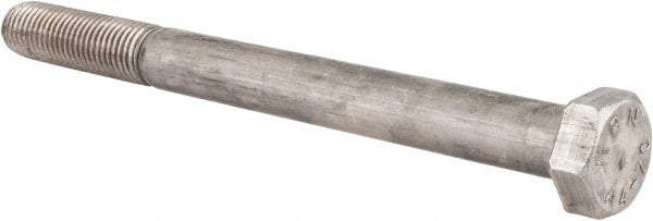 Value Collection - M20x2.50mm Metric Coarse, 220mm Length Under Head Hex Head Cap Screw - Partially Threaded, Grade 316 & Austenitic A4 Stainless Steel, Uncoated, 30mm Hex - USA Tool & Supply