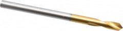 Guhring - 3mm Body Diam, 90°, 46mm OAL, High Speed Steel Spotting Drill - USA Tool & Supply