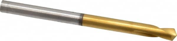 Guhring - 4mm Body Diam, 120°, 55mm OAL, High Speed Steel Spotting Drill - USA Tool & Supply