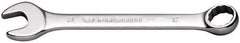 Facom - 15mm 12 Point Offset Combination Wrench - 15° Offset Angle, 6" OAL, Steel, Satin Finish - USA Tool & Supply