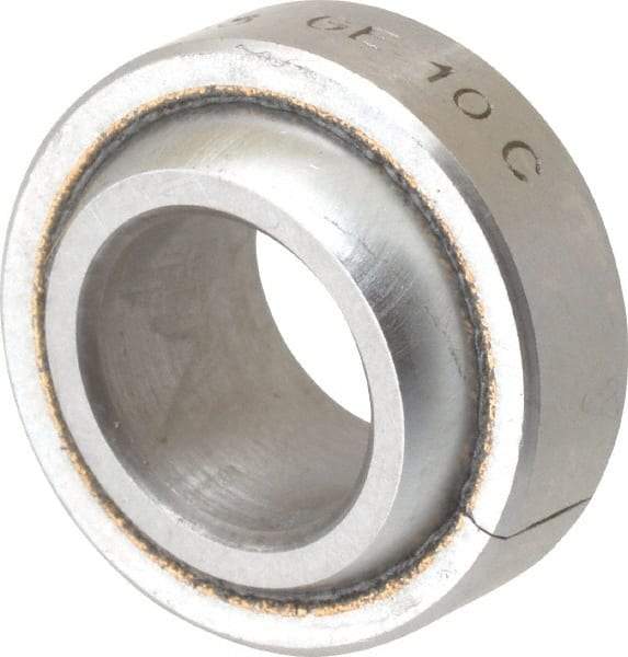 SKF - 10mm Bore Diam, 1,946 Lb Dynamic Capacity, Spherical Plain Bearing - 4,860 Lb Static Load Capacity - USA Tool & Supply