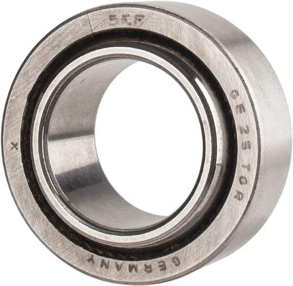 SKF - 25mm Bore Diam, 15,298 Lb Dynamic Capacity, Spherical Plain Bearing - 30,821 Lb Static Load Capacity - USA Tool & Supply