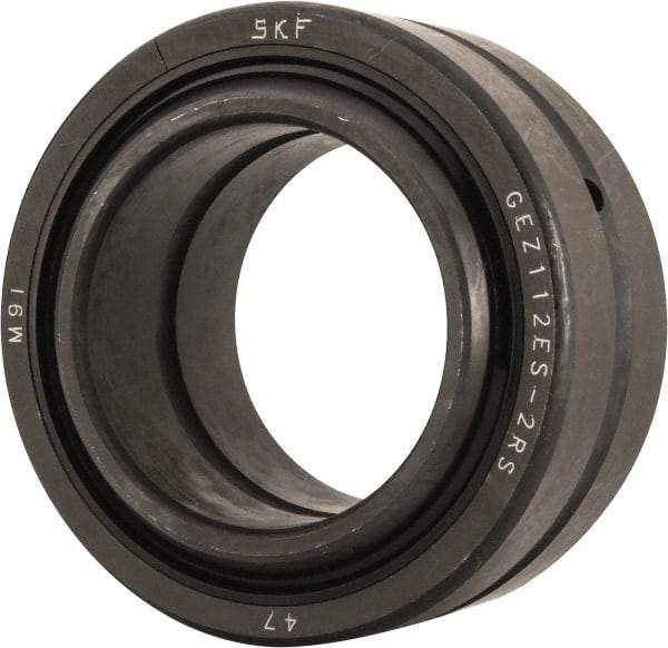 SKF - 1-3/4" Bore Diam, 38,250 Lb Dynamic Capacity, Spherical Plain Bearing - 2-13/16" OD, 1-17/32" Thick, 114,750 Lb Static Load Capacity - USA Tool & Supply