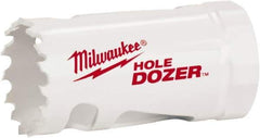 Milwaukee Tool - 1-1/4" Diam, 1-1/2" Cutting Depth, Hole Saw - Bi-Metal Saw, Toothed Edge - USA Tool & Supply