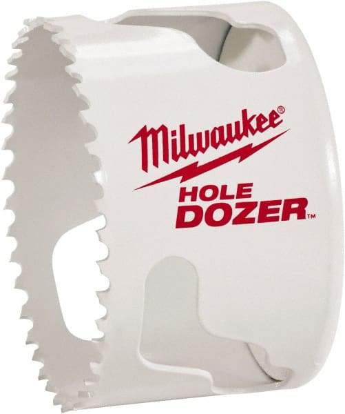 Milwaukee Tool - 1-3/4" Diam, 1-1/2" Cutting Depth, Hole Saw - Bi-Metal Saw, Toothed Edge - USA Tool & Supply