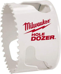 Milwaukee Tool - 2-5/16" Diam, 1-1/2" Cutting Depth, Hole Saw - Bi-Metal Saw, Toothed Edge - USA Tool & Supply