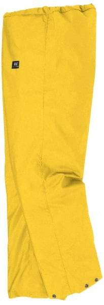 Helly Hansen - Size XL, Yellow, Rain Pants - No Pockets - USA Tool & Supply