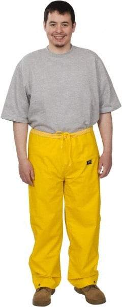 Helly Hansen - Size L, Yellow, Rain Pants - No Pockets - USA Tool & Supply