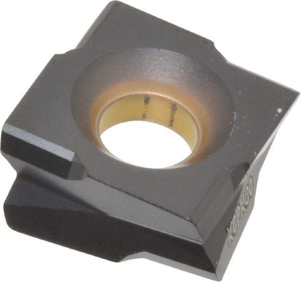 Kennametal - SPHX15T6 Grade KCPK30 Carbide Milling Insert - TiN/TiCN/Al2O3 Finish, 0.26" Thick, 15mm Inscribed Circle - USA Tool & Supply