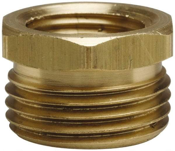 Cerro - 3/4 FPT & 3/4 MGHT Garden Hose Fitting - Brass, Male Hose to Female Pipe Connector - USA Tool & Supply