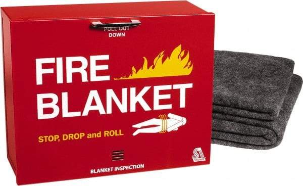 Steiner - Wool Fire Blanket - 7 Ft. Long x 62 Inch Wide - USA Tool & Supply