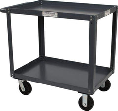 Value Collection - 2,000 Lb Capacity, 24" Wide x 36" Long x 36-1/4" High Service Cart - 2 Shelf, Steel - USA Tool & Supply