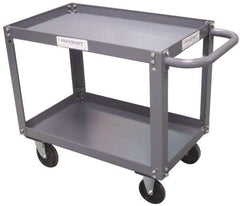 Value Collection - 1,200 Lb Capacity, 24" Wide x 36" Long x 27" High Service Cart - 2 Shelf, Steel - USA Tool & Supply