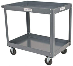 Value Collection - 1,200 Lb Capacity, 24" Wide x 36" Long x 34-5/8" High Service Cart - 2 Shelf, Steel - USA Tool & Supply