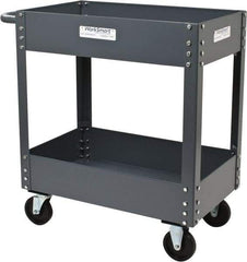 Value Collection - 1,200 Lb Capacity, 18" Wide x 30" Long x 34-5/8" High Service Cart - 2 Shelf, Steel - USA Tool & Supply