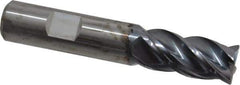 Kennametal - 5/8", 4 Flute, Solid Carbide, Corner Chamfer End Mill - 3-1/2" OAL, 1-1/4" LOC - USA Tool & Supply
