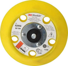 3M - 5" Diam Hook & Loop Disc Backing Pad - Medium Density, 12,000 RPM - USA Tool & Supply