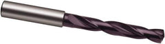 Guhring - 19/32" 140° Solid Carbide Jobber Drill - FIREX Finish, Right Hand Cut, Spiral Flute, 133mm OAL, SU Point - USA Tool & Supply