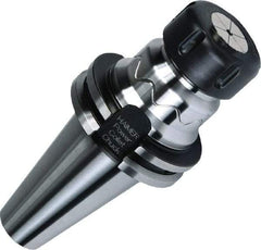 HAIMER - 2mm to 20mm Capacity, 70mm Projection, SK40 Taper Shank, ER32 Collet Chuck - 0.003mm TIR, Through-Spindle & DIN Flange Coolant - Exact Industrial Supply