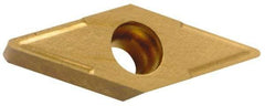 Everede Tool - XPGT115, CS2 Grade Carbide Profiling Insert - Uncoated, 40° Incl Angle, 0.096" Thick, 0.015" Corner Radius, 3/16" Inscribed Circle - USA Tool & Supply
