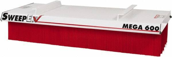 Sweepex - 12" Long x 60" Wide Sweeper Accessory - Stiff Polypropylene Bristles - USA Tool & Supply