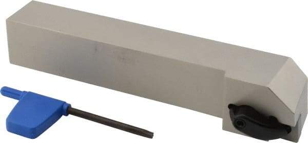 Iscar - DCLN, Left Hand Cut, 95° Lead Angle, 1" Shank Height x 1" Shank Width, Negative Rake Indexable Turning Toolholder - 6" OAL, CN.. Insert Compatibility, Series Isoturn - USA Tool & Supply