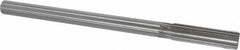 Made in USA - 0.628" High Speed Steel 8 Flute Chucking Reamer - Straight Flute, 0.5615" Straight Shank, 2-1/4" Flute Length, 9" OAL - USA Tool & Supply