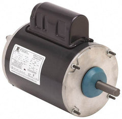 US Motors - 1/2 hp, TEAO Enclosure, Auto Thermal Protection, 1,725 RPM, 115/230 Volt, 60 Hz, Industrial Electric AC/DC Motor - Size 56 Frame, Rigid Mount, 1 Speed, Ball Bearings, 7.0/3.5 Full Load Amps, B Class Insulation, Reversible - USA Tool & Supply