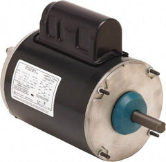 US Motors - 1/3 hp, TEAO Enclosure, Auto Thermal Protection, 1,700 RPM, 115/230 Volt, 60 Hz, Industrial Electric AC/DC Motor - Size 48 Frame, Resilient Mount, 1 Speed, Ball Bearings, 3.8/1.9 Full Load Amps, B Class Insulation, CW Drive End Rev - USA Tool & Supply