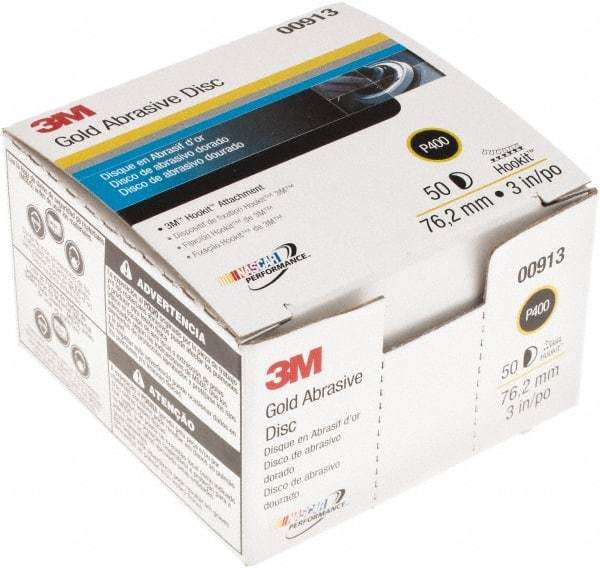 3M - Hook & Loop Disc - Super Fine Grade - USA Tool & Supply