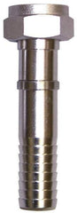 SuperKlean - FGHT x 3/4" Hose Barb, FGHT x Hose Barb Swivel - Stainless Steel - USA Tool & Supply