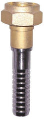 SuperKlean - 3/4 FGHT x 5/8" Hose Barb, FGHT x Hose Barb Swivel - Brass & Stainless Steel - USA Tool & Supply