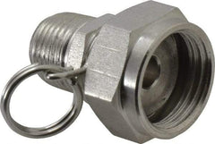 SuperKlean - MNPT x FGHT Swivel Hose Adapter - Stainless Steel - USA Tool & Supply