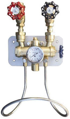SuperKlean - 150 Max psi, Bronze Water Mixing Valve & Unit - FNPT End Connections - USA Tool & Supply