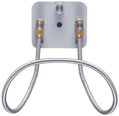 SuperKlean - Air & Water Hose Rack - Stainless Steel Bolts, Brass End Fittings & Aluminum Plate - USA Tool & Supply