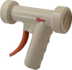 SuperKlean - Insulated, Aluminum Pistol Grip Spray Nozzle for 1/2" Pipe - White, 1/2 NPT - USA Tool & Supply