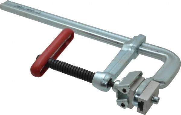 Bessey - 4-3/4" Deep Throat, 12" Max Capacity, Spreader Sliding Arm Clamp - 2,600 Lb Clamping Pressure, 3/4" Spindle Diam - USA Tool & Supply