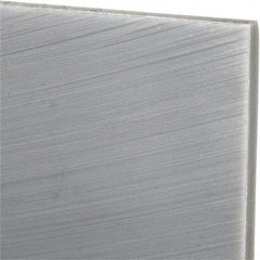 Made in USA - 1/4" Thick x 12" Wide x 1' Long, Polyethylene (UHMW) Sheet - Black, Oil-Filled Grade - USA Tool & Supply