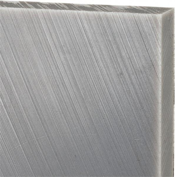 Made in USA - 1/2" Thick x 12" Wide x 1' Long, Polyethylene (UHMW) Sheet - Black, Oil-Filled Grade - USA Tool & Supply