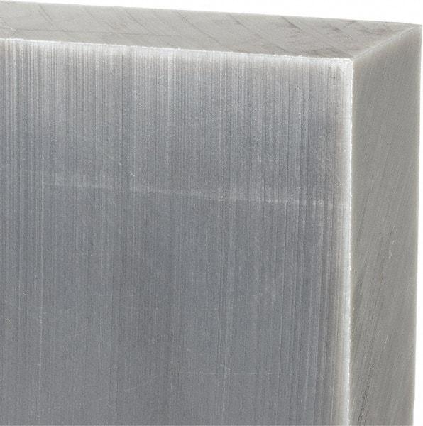 Made in USA - 1" Thick x 12" Wide x 1' Long, Polyethylene (UHMW) Sheet - Black, Oil-Filled Grade - USA Tool & Supply
