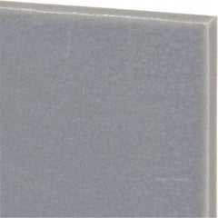Made in USA - 1/4" Thick x 12" Wide x 2' Long, Polyethylene (UHMW) Sheet - Black, Oil-Filled Grade - USA Tool & Supply