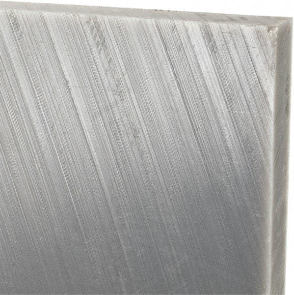 Made in USA - 3/8" Thick x 12" Wide x 2' Long, Polyethylene (UHMW) Sheet - Black, Oil-Filled Grade - USA Tool & Supply
